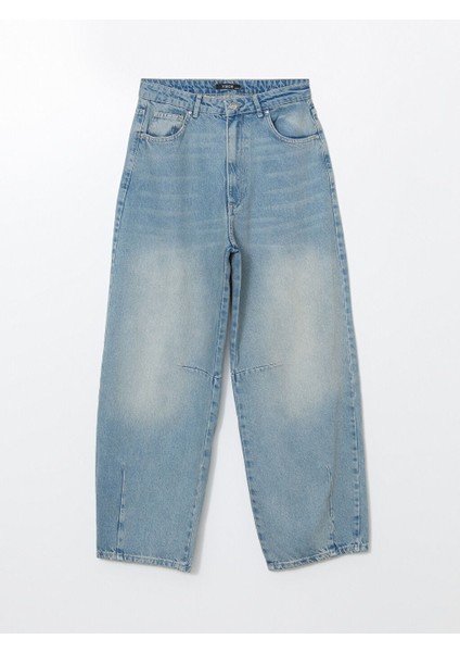 Yeni Sezon Balloon Fit Kadin Jean Pantolon - S5GT98Z8 fiyatları