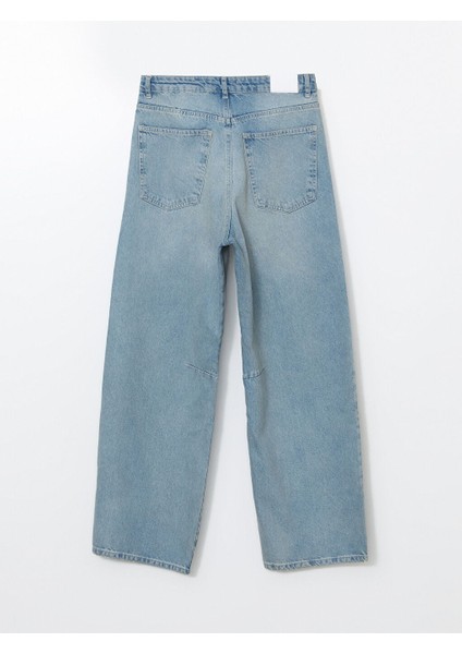 Yeni Sezon Balloon Fit Kadin Jean Pantolon - S5GT98Z8 modelleri