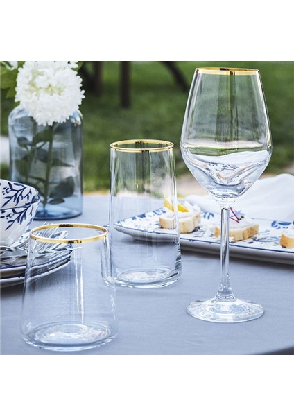 Avantgarde Gold 6'lı Ayaklı Bardak - 490 ml