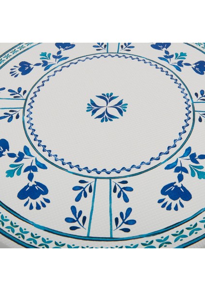 Home Santorini Yuvarlak Tepsi - Renkli - 35,5 cm