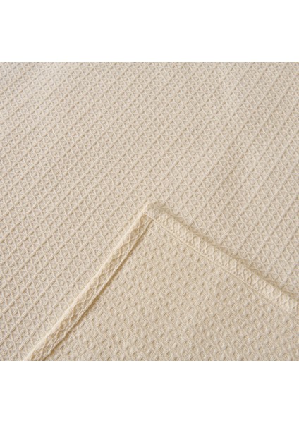 Luna Tek Kişilik Pike - Krem - 160X220 cm