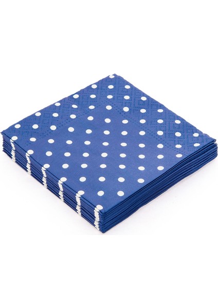 Houseware Puantiye Baskılı 16'lı Peçete - - 25X25 cm
