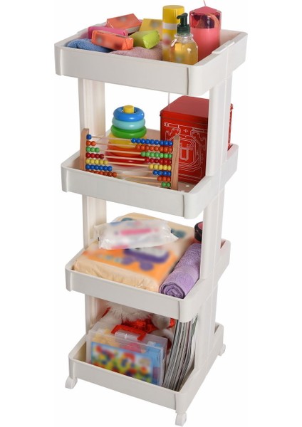 Çok Amaçlı 4'lü Organizer ve Oyuncak Dolabı