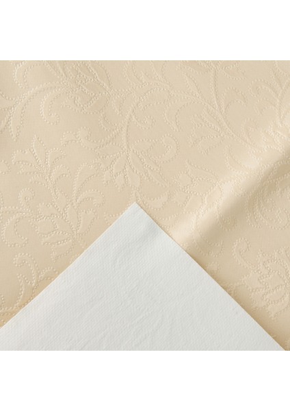 Lunaria Pvc Masa Örtüsü - Ekru - 140X200 cm