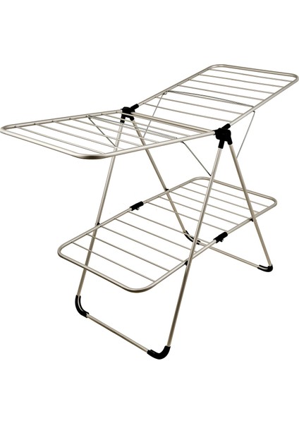 Living Double Fly Çamaşır Kurutma Askısı - Gri