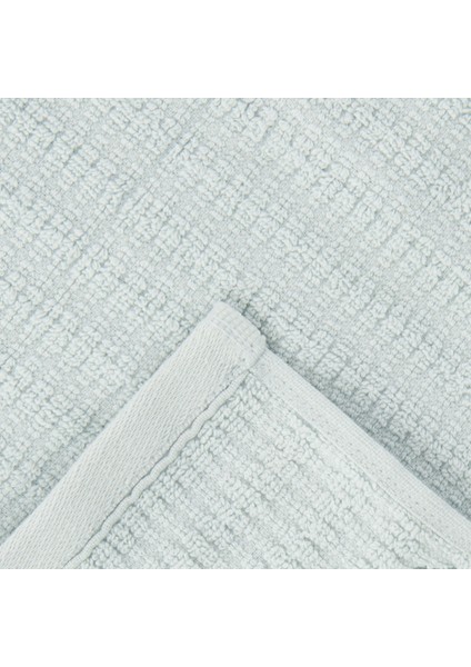 Stripe 2'li Havlu Seti - Mavi - 30X30 cm