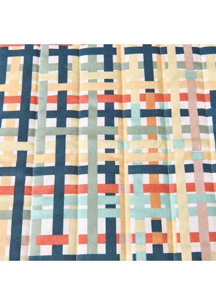 Ela Tek Kişilik Yatak Örtüsü - Renkli - 160X230 cm