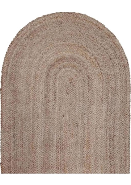 Home ET123 Bolero Jüt Örgü Halı - Natürel - 80X150 cm