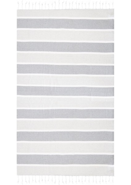 Raye Peştamal - Gri - 90X160 cm