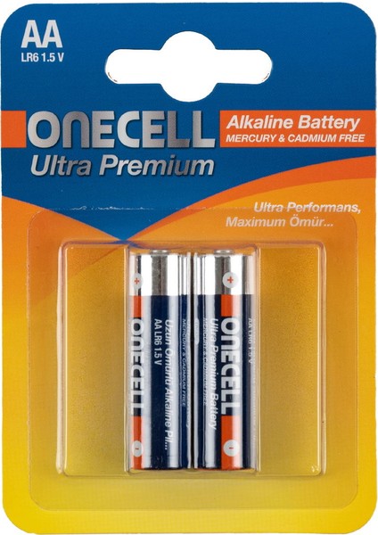 Ultra Premium Alkalin 1,5 V. 2'li Aa Boy Pil