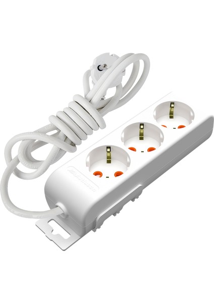 Ri Tech 3'lü Topraklı Grup Priz - 2 mt
