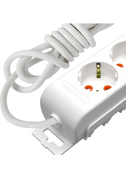 Ri Tech 3'lü Topraklı Grup Priz - 2 mt