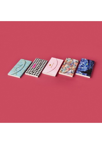 160 Sayfa Desenli Zarf Defter -