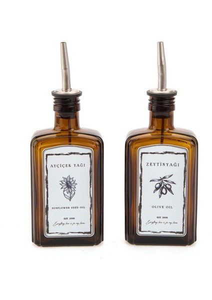 Kitchen 2'li Yağlık Seti - Amber - 300 ml
