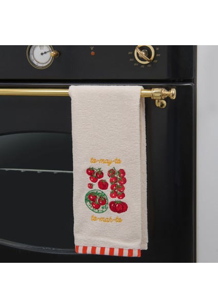 Soft Tadam Mutfak Havlusu - Ekru - 40X66 cm