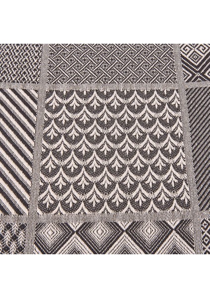 Patchwork Çift Kişilik Yatak Örtüsü - Antrasit - 200X230 cm