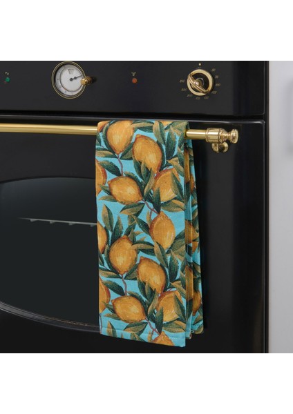 Soft Sitron Mutfak Havlusu - Mavi - 40X66 cm