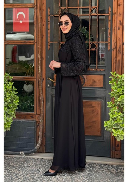 Nurcan Çetin Abaya 10600 Siyah fiyatları