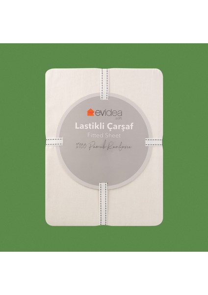 Soft Basic Çift Kişilik Lastikli Çarşaf - Ekru - 180X200 cm modelleri