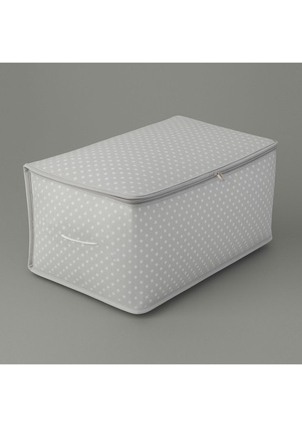 Home Puantiye Detaylı Maxi Boy Hurç - Gri - 75X40X40 cm fiyatları