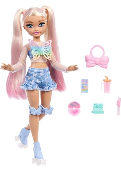 JFX96 Malibu - Barbie Dream Besties Paten Partisi Malibu Bebek ve Aksesuarları modelleri