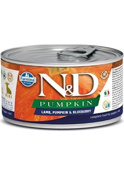 N&d Pumpkin Balkabaklı Kuzu Etli Yavru Konserve Köpek Maması 140 gr