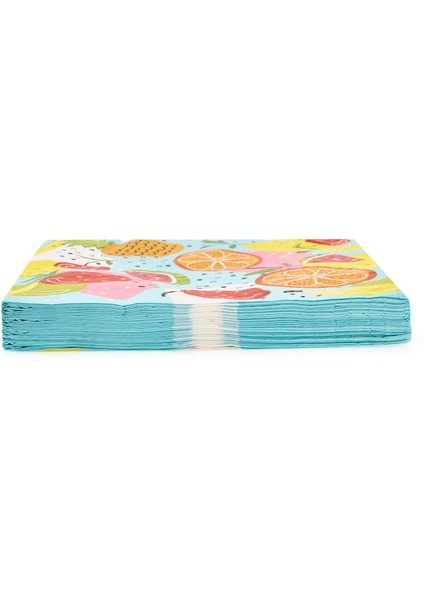 Houseware Meyve Baskılı 16'lı Peçete - - 33X33 cm