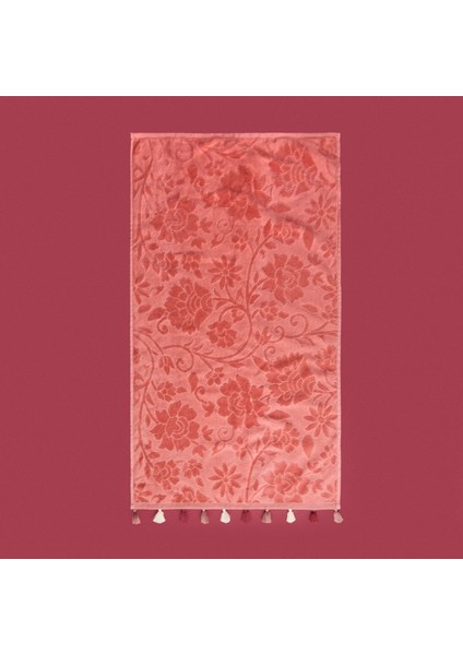 Granny Summer Flos Yüz Havlusu - Gülkurusu - 50X90 cm modelleri