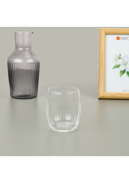 Sarah Kristal Optik Su Bardağı - Şeffaf - 300 ml