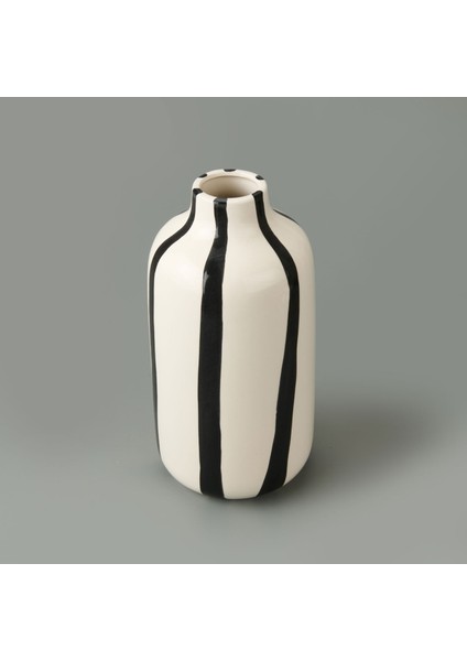 Line Vazo - Siyah - 17 cm