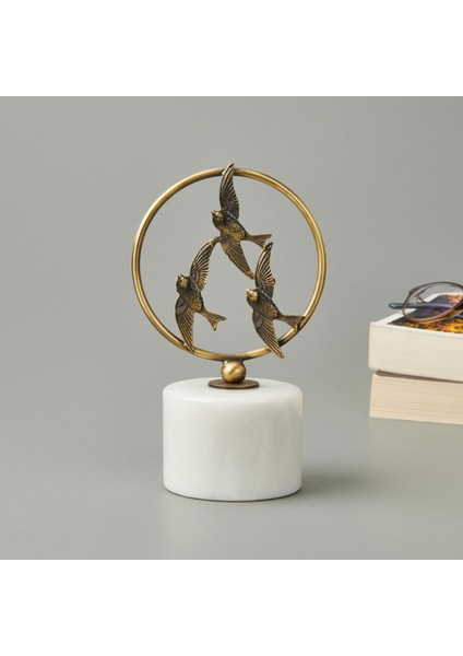 Kırlangıç Dekor - Bronz - 19 cm