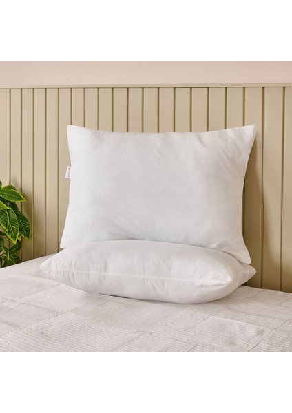 2'li Microfiber Yastık - Beyaz - 50X70 cm
