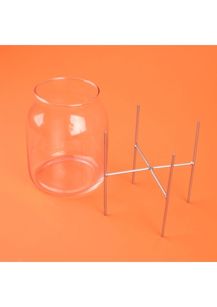 Casa Metal Ayaklı Vazo - - 25 cm