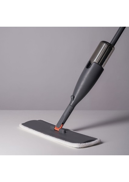 Prandelli Sprey Mop ve 4 Adet Mikrofiber Mop Bez - Antrasit - 127 cm