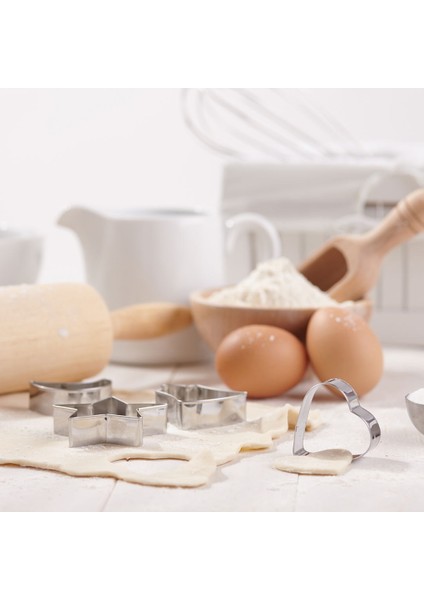 5'li Metal Kurabiye Kalıbı