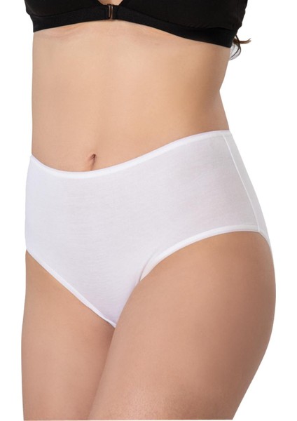 Beyaz Mı Emay 1442 Modal Coton Yüksekbel Külot