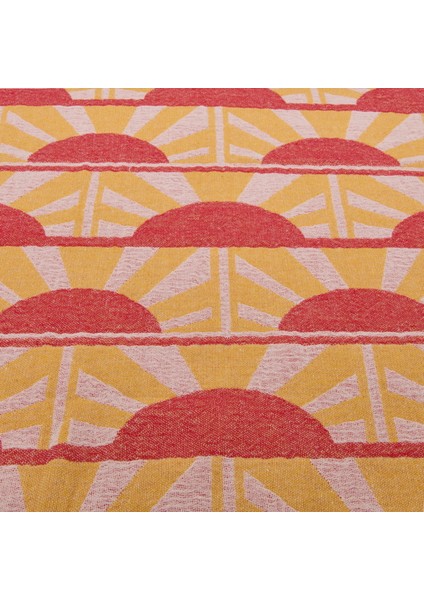 Soft Sun Madness Güneş Desenli Peştamal - Hardal - 90X160 cm
