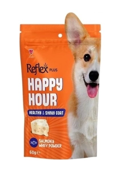 Reflex Happy Hour Sağlıklı ve Parlak Tüyler Için Destekleyici Köpek Ödül Maması 60 gr