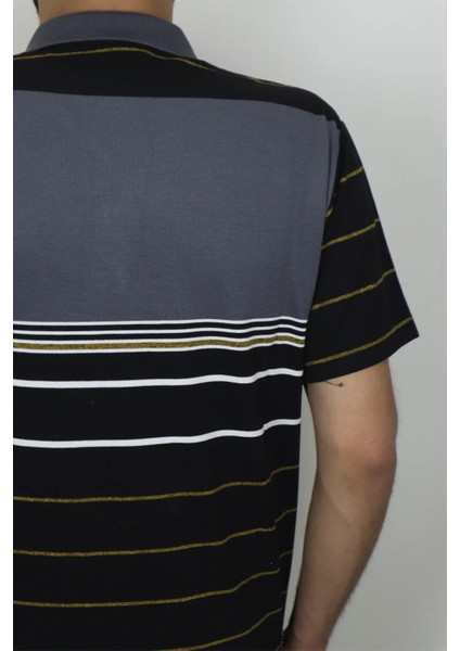 Fistan Store Erkek Desenli Klasik Kesim Rahat Kalıp Polo Yaka Tişört fırsatları