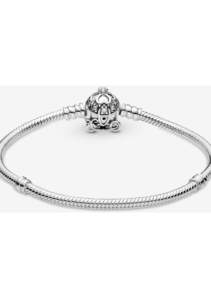 Disney Cinderella Balkabağı Koçu Tokası Pandora Anları Bileklik 925 Ayar Gümüş modelleri