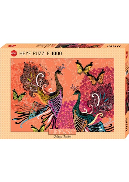 Peacocks & Butterflies 1000 Parça Puzzle