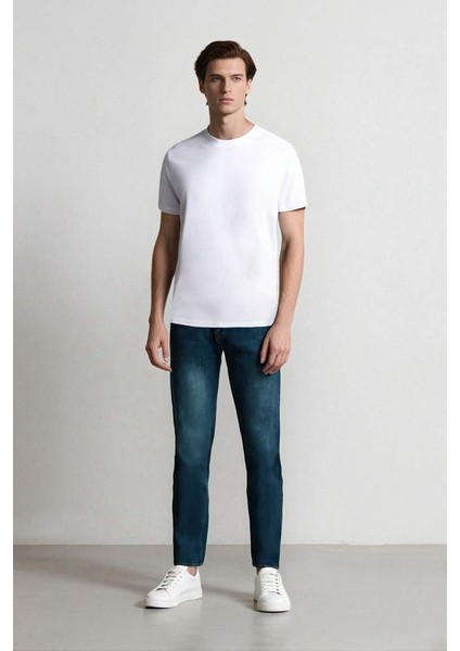 Yeni Sezon Sergio Regular Fit Normal Kalıp Normal Bel Boru Paça Jean Pantolon