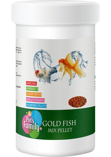 Gold Fısh Mıx Pellet 100ML/40G Glstd