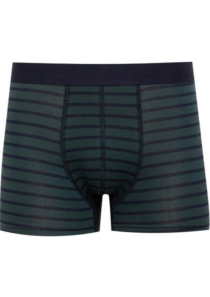 Yeni Sezon Regular Fit Çizgili 3'lü Boxer