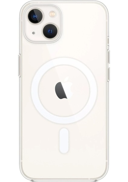 Iphone 15 Plus Kılıf Pc Real Magsafe Kapak - Şeffaf Ferrg