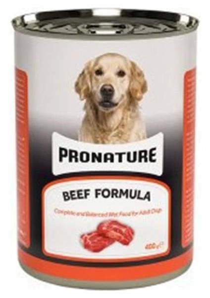 Pronature Sığır Etli Parça Etli Yetişkin Köpek Konservesi 400 gr
