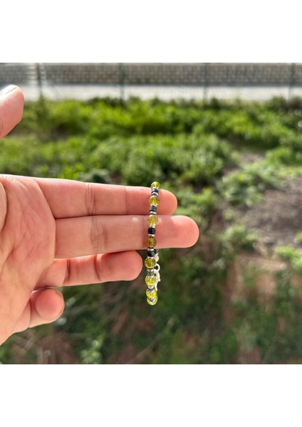 Zebercet, Kan, Hematit, Gümüş Bileklik - Flavio Green Bileklik - Tasarım Bileklik 4mm 6mm Ayarlanabilir modelleri