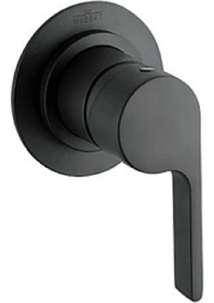Italyan Webert- Do Re Mi Ankastre Duş Bataryası Mat Siyah DR880101560