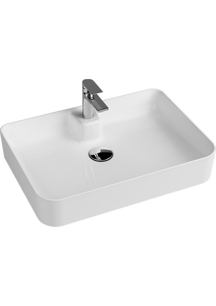 Rapid Line Tezgah Üstü Lavabo 42 x 60 cm – Geniş Yüzey, Yüksek Konfor