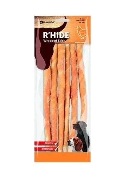 Flamingo Rhide Tavuk Sargılı Stick Köpek Ödül Maması 25 cm